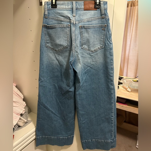 Madewell Wide Leg crop Jeans - Picture 5 of 6